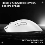 خرید موس Logitech G Pro X SUPERLIGHT 2 DEX - بی‌سیم - سفید
